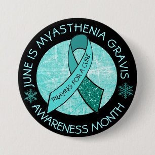 Myasthenia Gravis Praying for a Cure 7.5 Cm Round Badge
