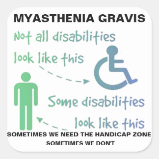 Myasthenia Gravis STICKER