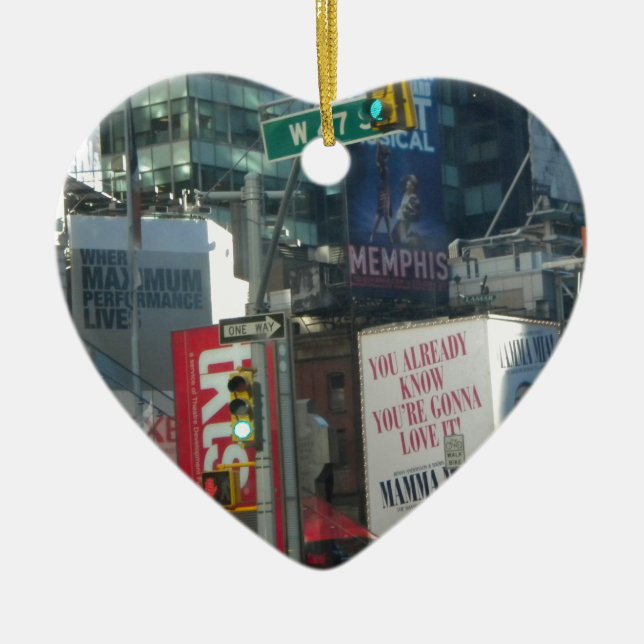 MYC Mamma Mia! Ceramic Tree Decoration (Front)