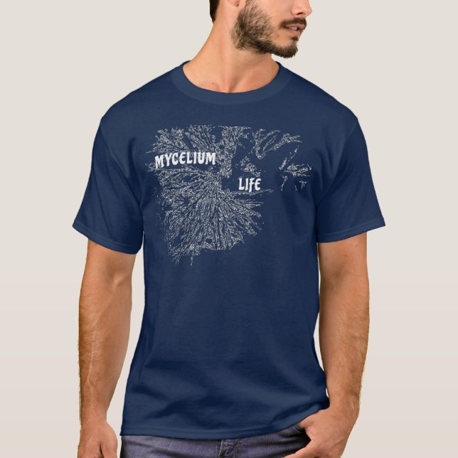 Mycelium Life v2  Mushroom Grower Mycology Lover T-Shirt (Front)