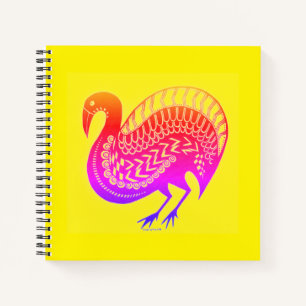 Mycenaean Greek Bird Spiral Notebook