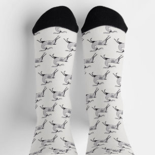 Mycenaean Greek Inspired Deer Socks