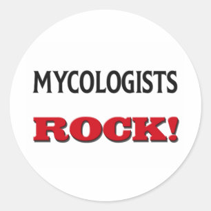 Mycologists Rock Classic Round Sticker