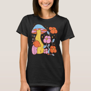 Mycology Colourful Magic Mushrooms For Hippies And T-Shirt