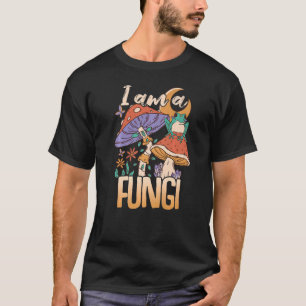 Mycology Colourful Magical Mushrooms Cottagecore T-Shirt