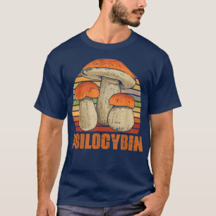 Mycology Mushroom Psilocybin Shroom Foragers T-Shirt