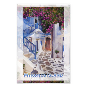 Myconos  coffee mug photo print