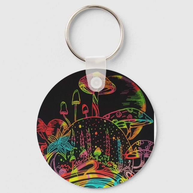 Mycorrhizal Fungi Keychain (Front)