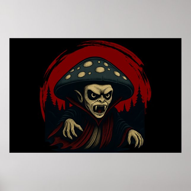 MycoVamp-Bleeding Tooth Fungi Poster (Front)