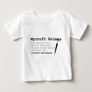 Mycroft blk baby T-Shirt