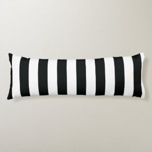 Mydeas   Black & White Thick Stripes Body Cushion