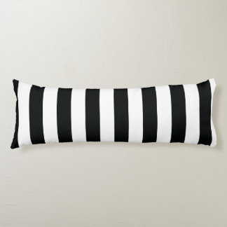 Mydeas | Black & White Thick Stripes Body Cushion