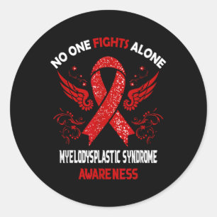 Myelodysplastic Syndrome Mds Awareness  Classic Round Sticker
