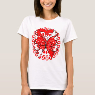 Myelodysplastic Syndromes Butterfly Circle of Ribb T-Shirt