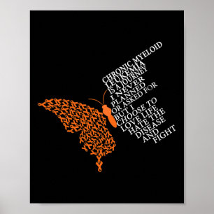 Myeloid Leukaemia Warrior Poster