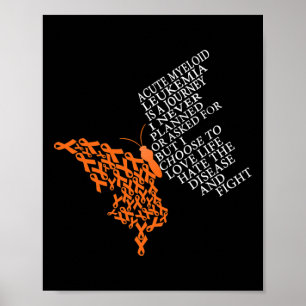 Myeloid Leukaemia Warrior Poster