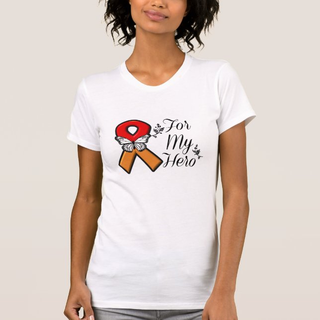 Myeloproliferative Neoplasms For My Hero T-Shirt (Front)