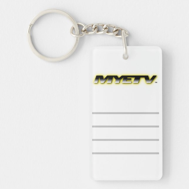 MYETV Acrylic Key Ring (Front)