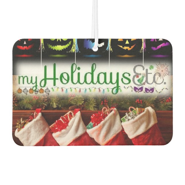 myHolidays Car Air Freshener (Front)