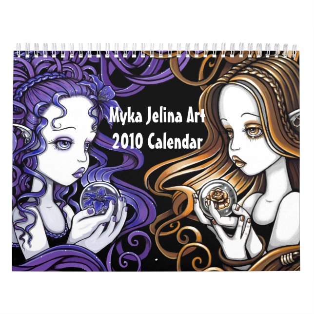 Myka Jelina Art Gothic Fantasy Art Calendar 2010 (Cover)