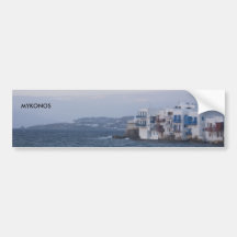 MYKONOS bumper sticker - Customised