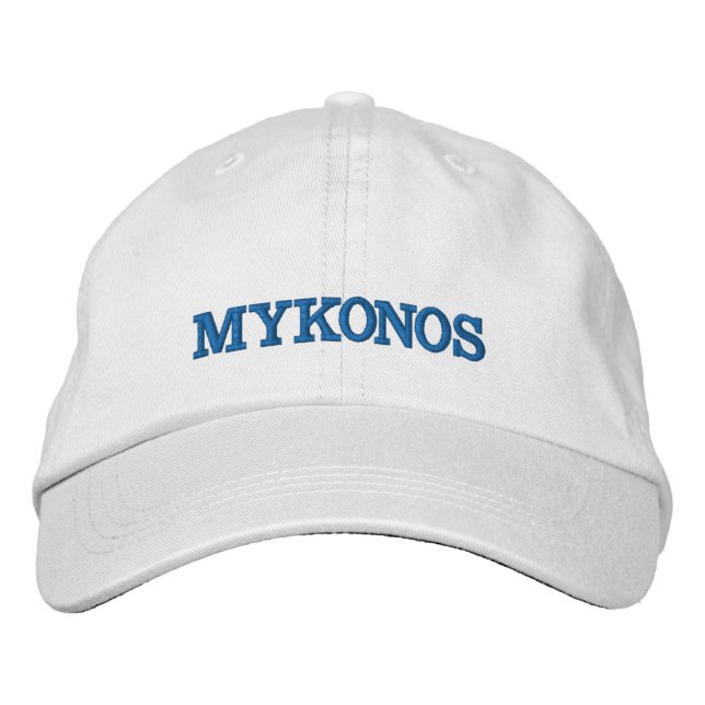 Mykonos Embroidered Hat (Front)