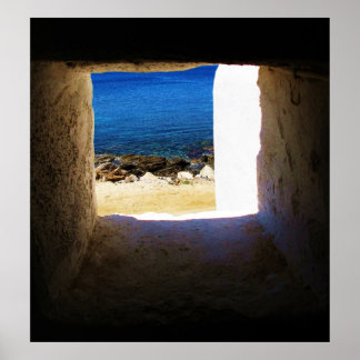 Mykonos, Greece, Greek islands, Poster