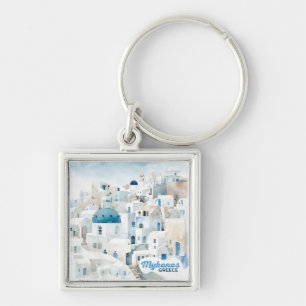 Mykonos Greece Key Ring