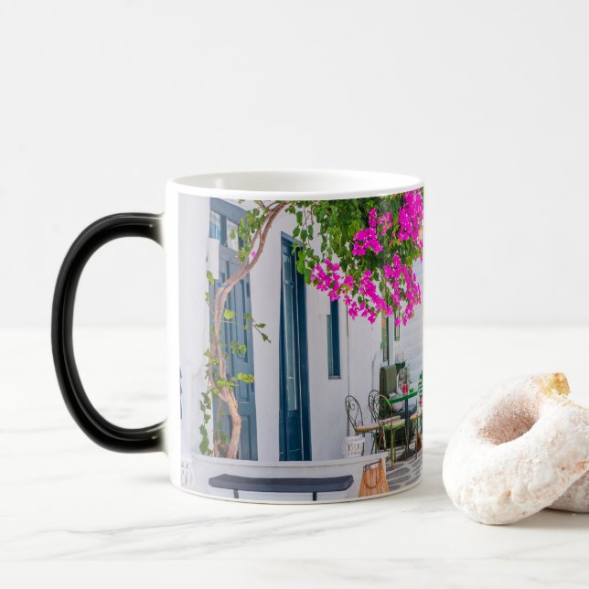 Mykonos, Greece Magic Mug (With Donut)