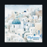 Mykonos Greece Magnet<br><div class="desc">See my store for more Greece items.</div>