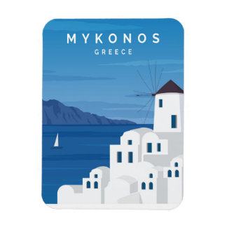 Mykonos Greece Magnet