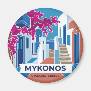 Mykonos Greece Magnet