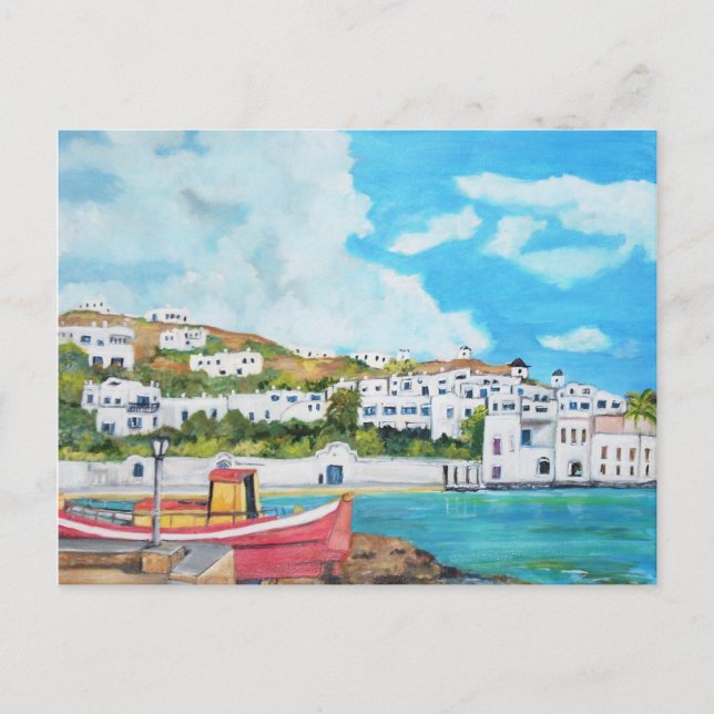 Mykonos, Greece Postcard (Front)