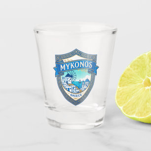 Mykonos Greece Shot Glass