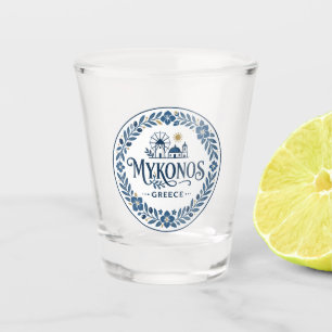 Mykonos Greece Shot Glass
