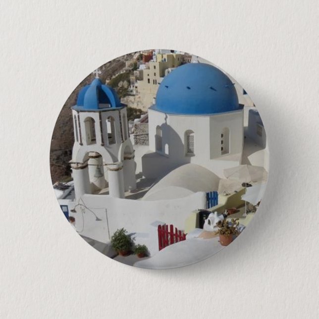 Mykonos Greece Travel 6 Cm Round Badge (Front)