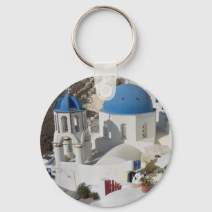 Mykonos Greece Travel Key Ring
