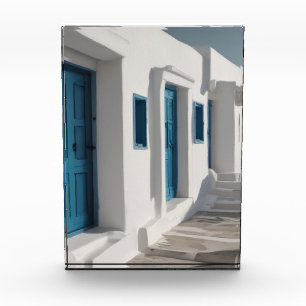 Mykonos Greece Travel Photo Block