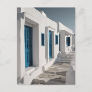 Mykonos Greece Travel Postcard