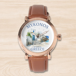 Mykonos in Watercolor Bliss Watch