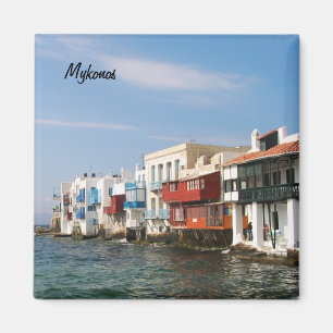 Mykonos Little Venice Fridge Magnet