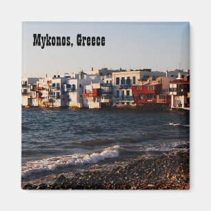 Mykonos Little Venice Fridge Magnet