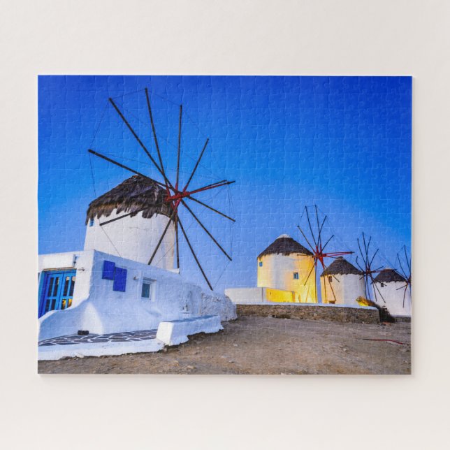Mykonos puzzle, Greek Islands Jigsaw Puzzle (Horizontal)