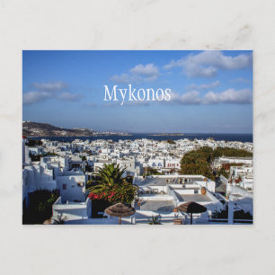Mykonos Town Postcard