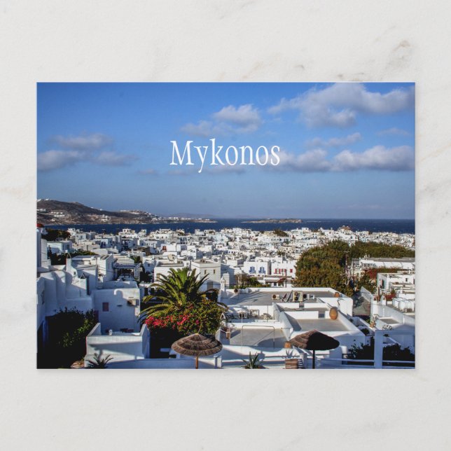 Mykonos Town Postcard (Front)