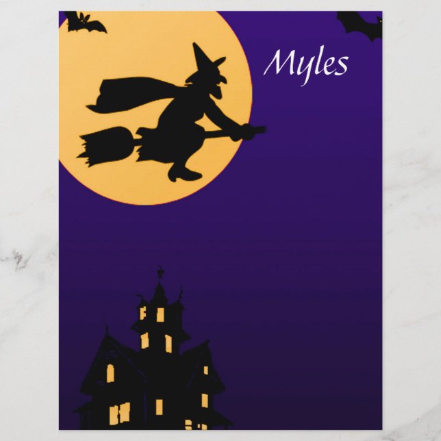 Myles Halloween Letterhead (Front)