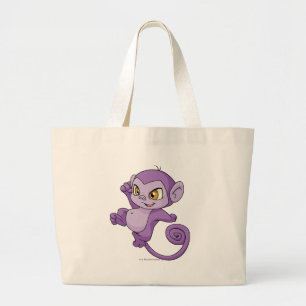 Mynci Purple Large Tote Bag