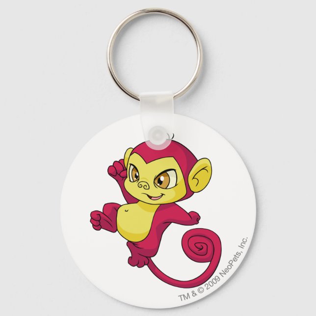 Mynci Red Key Ring (Front)