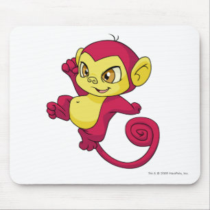 Mynci Red Mouse Pad