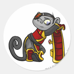 Mynci Shenkuu Player Classic Round Sticker